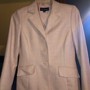 Evan Picone Cream Blazer
